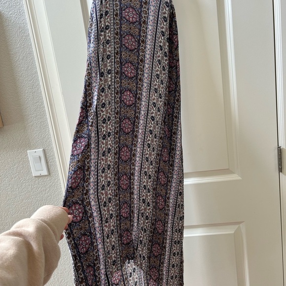Knox Rose slip dress. Spaghetti strap. V neck. High/low hem. EUC. Hippie. Boho - Picture 10 of 11